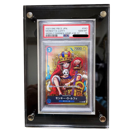 Monkey D. Luffy Weekly Shonen Jump P-043 PSA 10 - Japanese One Piece Card Game